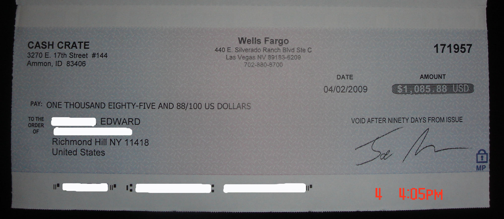 cashcrate payments
